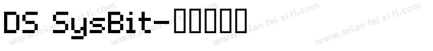 DS SysBit字体转换